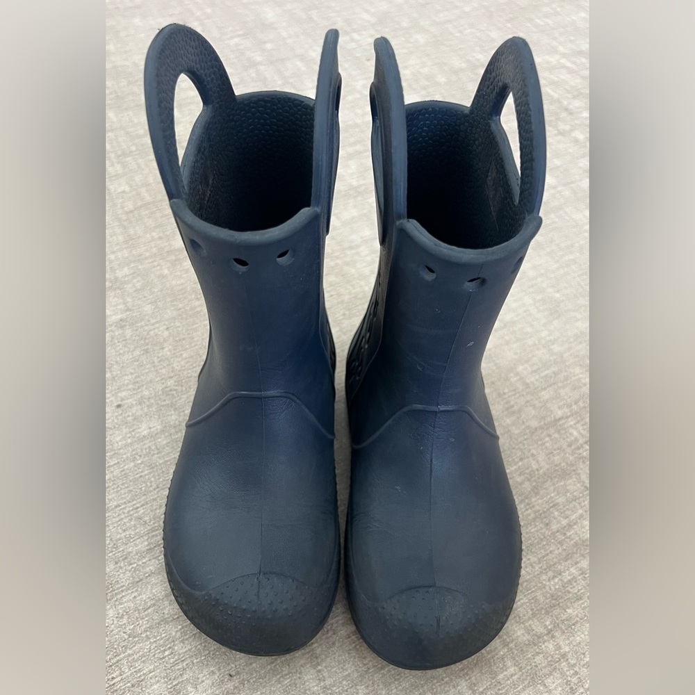 CROCS Kids - Navy Blue rain Boots